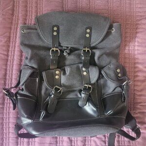 Heavy Duty Canvas Laptop Backpack - NEW without tags/packaging